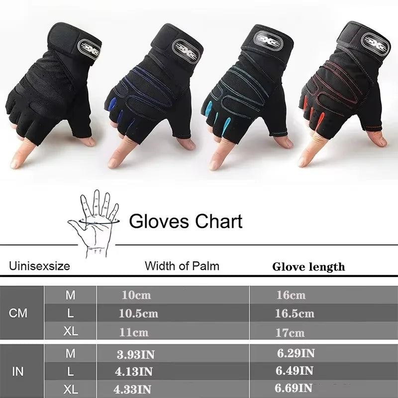 Weightlifting Gloves with Wrist Support