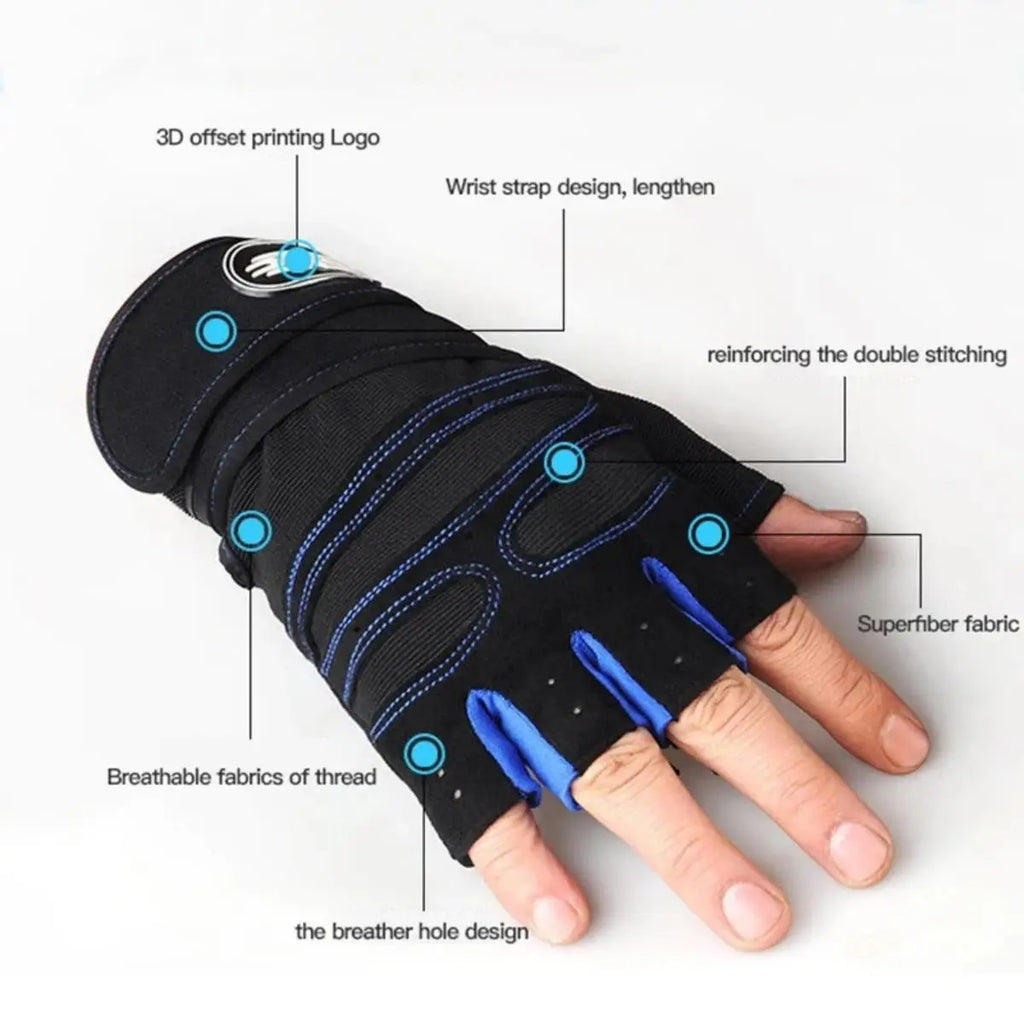 Weightlifting Gloves with Wrist Support